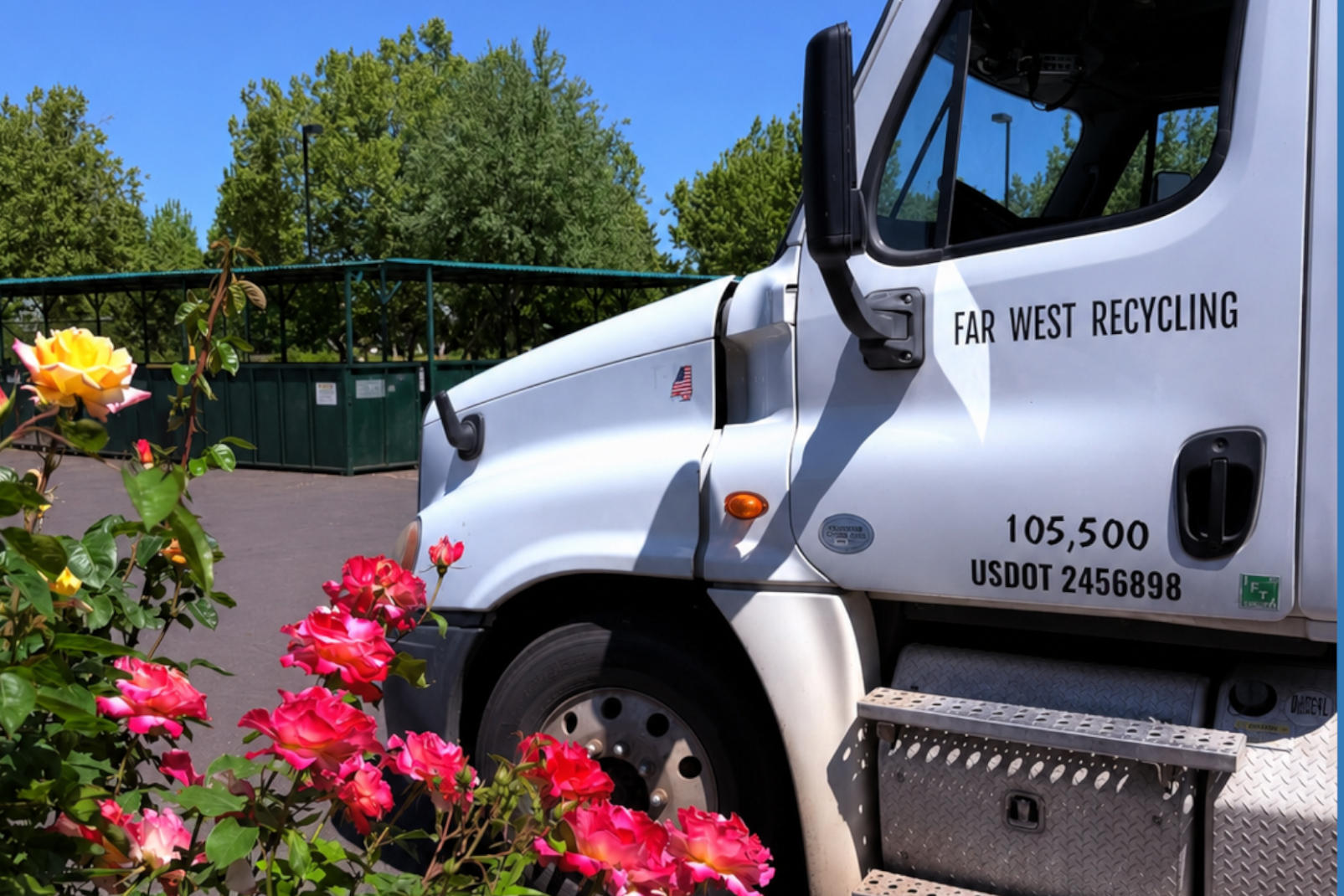 Far West Recycling truck